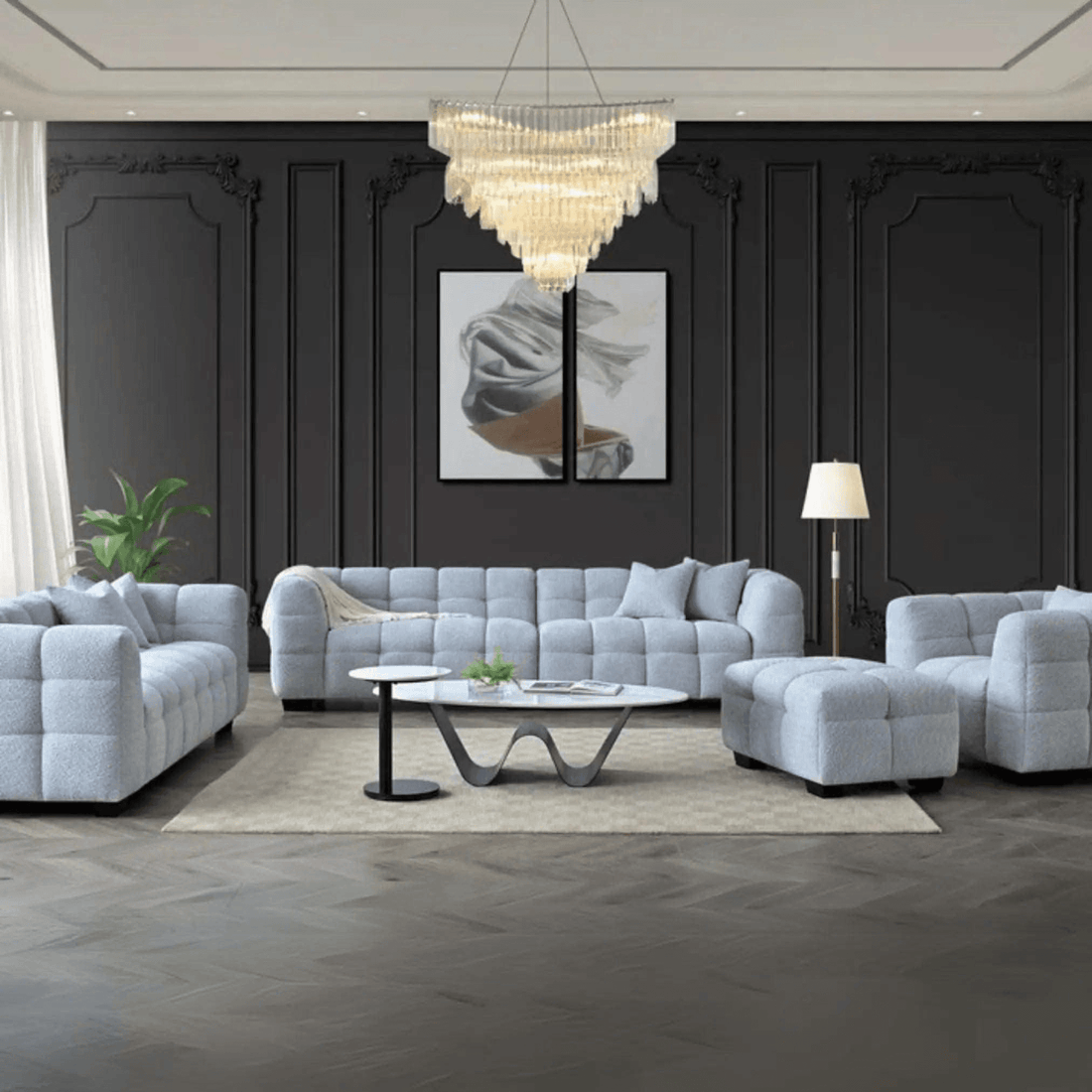 Aurora Luxe Upholstered Bed Frame