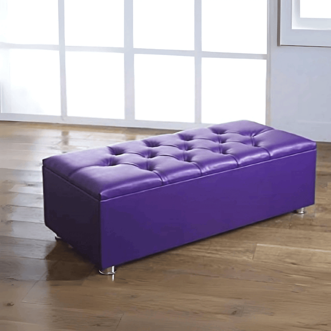Violet Ottoman Toy Storage Blanket Box UK