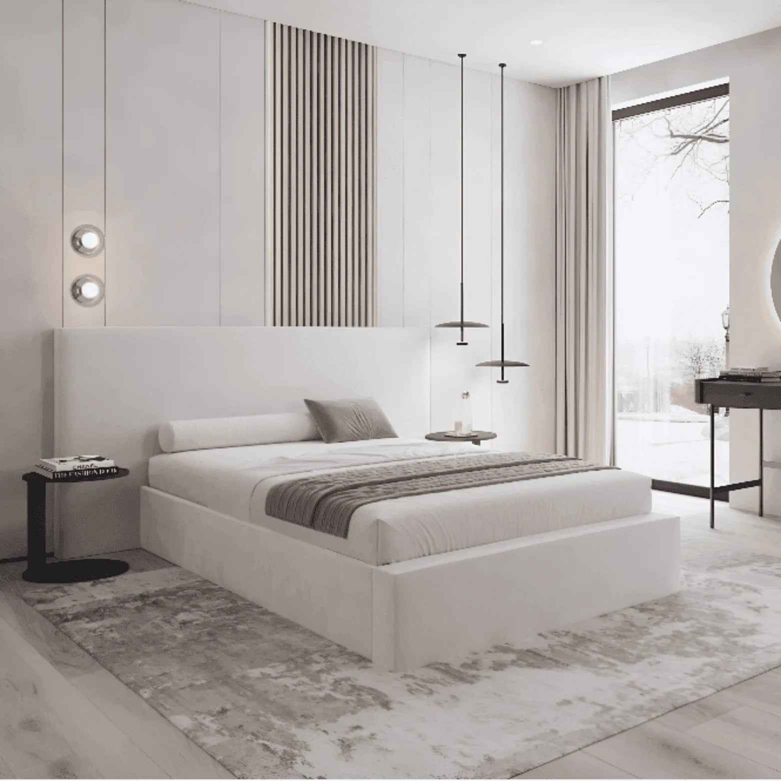 The Sienna Simple Upholstered Bed Frame– 2025 Luxury Beds Collection