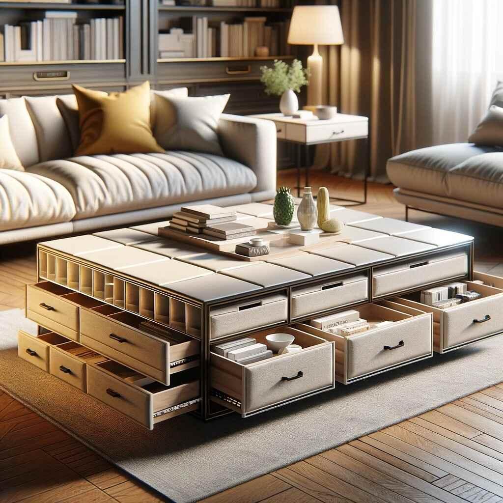 Coffee Table with Drawers: Your Ultimate Storage Solution - UK Beds Direct ltd