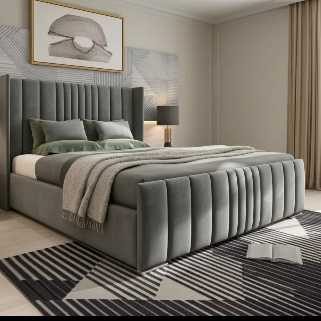 Italian Modern Chesterfield Bed Frame: UK Traditional Designs