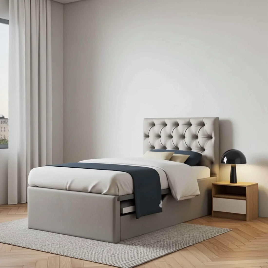 Modern Upholstered Ottoman Beds for Safe Kids Luxury