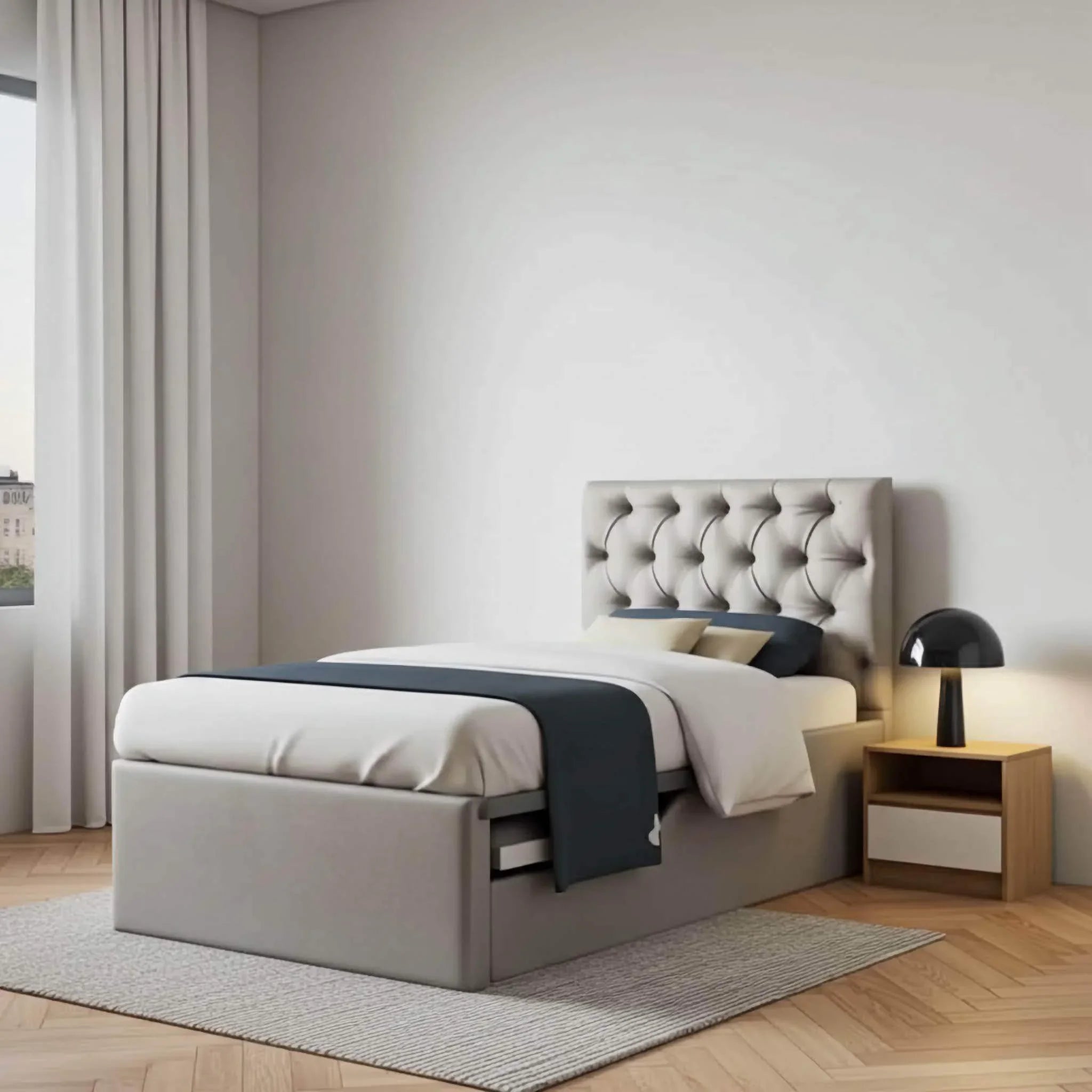 Modern Upholstered Ottoman Beds for Safe Kids Luxury