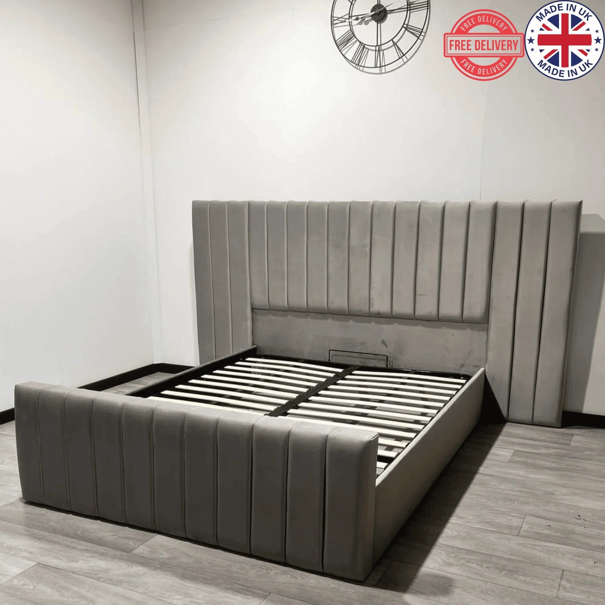 The Little Arc Ottoman Bed Frame: Stylish Storage