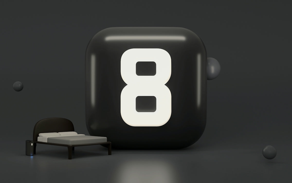a black rectangle with a white circle and a white circle on it