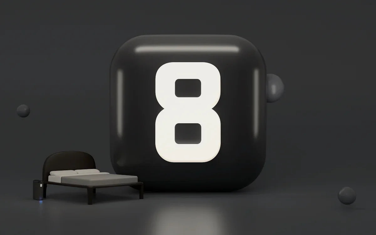 a black rectangle with a white circle and a white circle on it
