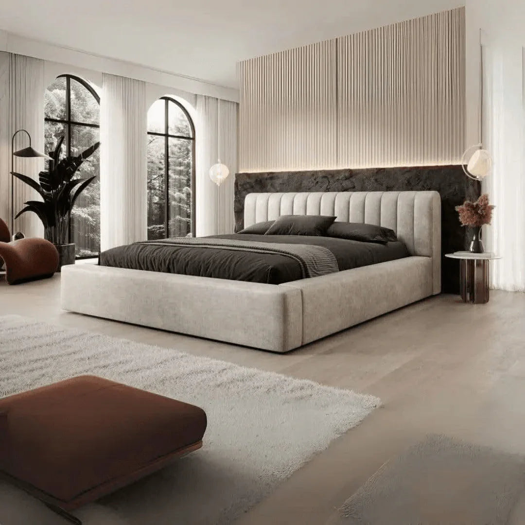 Verona Elegance Bed Frame – Luxury Upholstered Bed for Modern Bedrooms