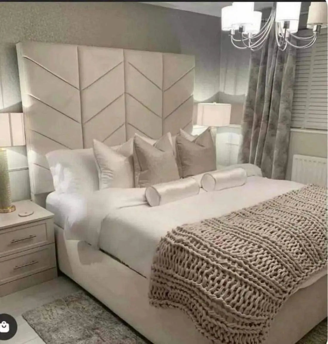 Upgrade with The Evelyn Bespoke Upholstered Bed Frame