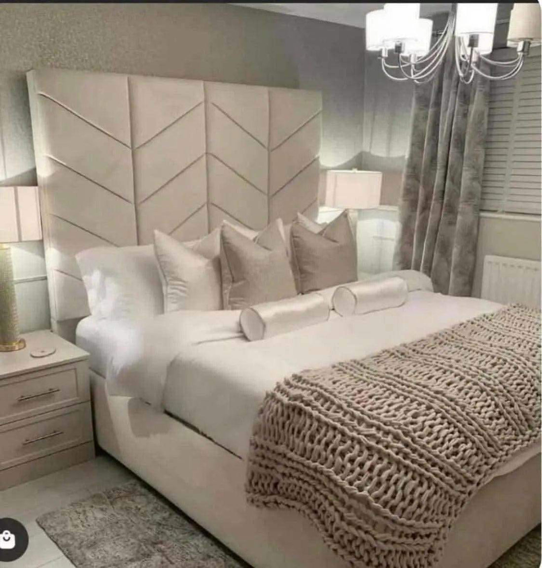 Amora Wall Panel 70 High Headboard – Luxury Upholstered Bed Frame UK