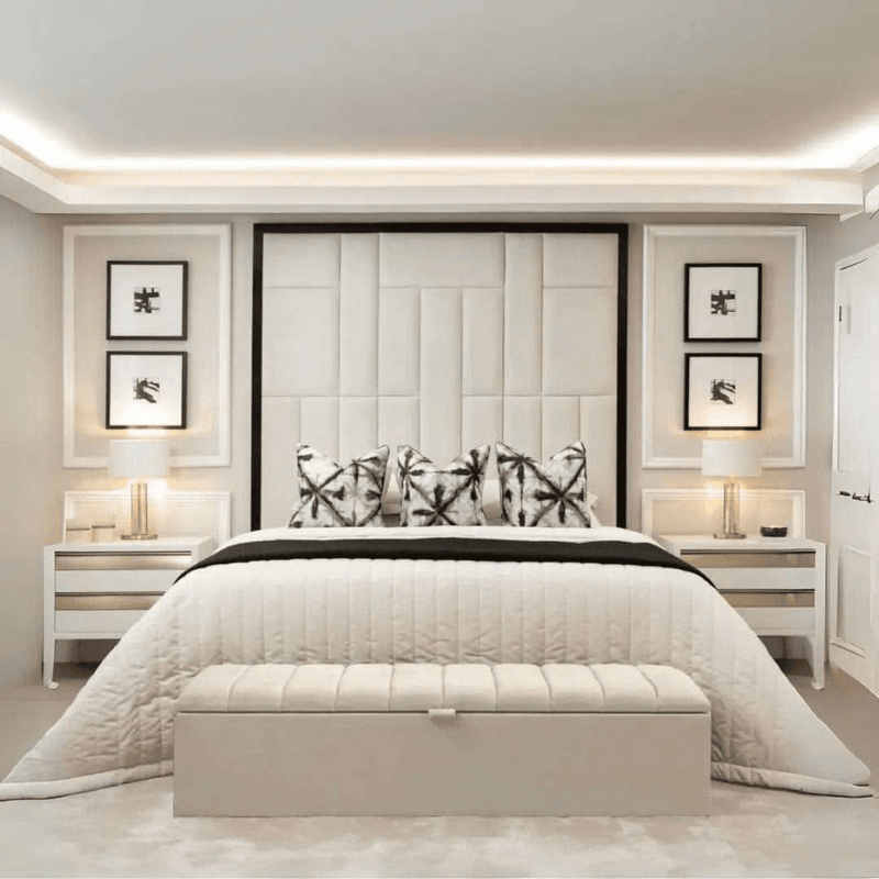 Quebec Wall Panel Bed Frame UK – Stunning Multi-Panel Design | UK Beds Direct