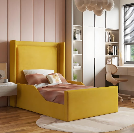 Rayna Panel Lined Tv Bed