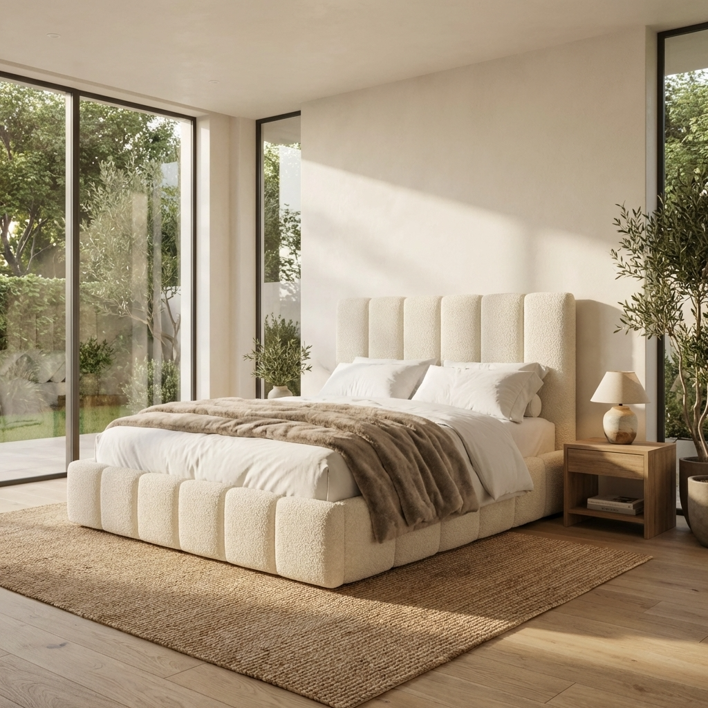 Bouclé Beds Collection – Soft, Stylish & Super Comfy | UK Beds Direct