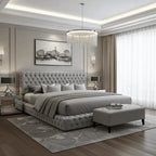 Upfront Ambassador Bed Frame – Luxury Upholstered Bed with Storage Options - UK Beds Direct ltd