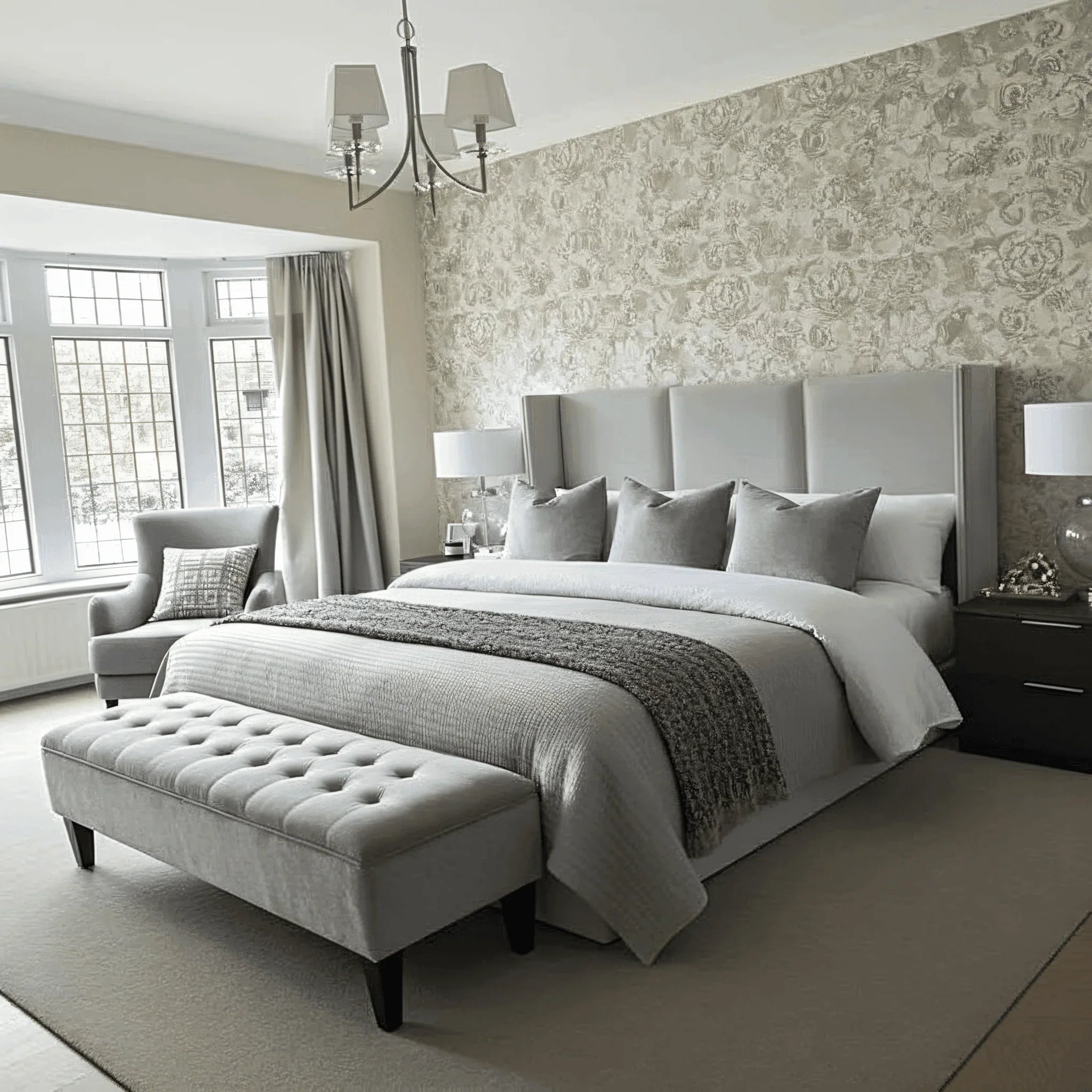 Eternity Wingback Bed Frame - UK Beds Direct ltd