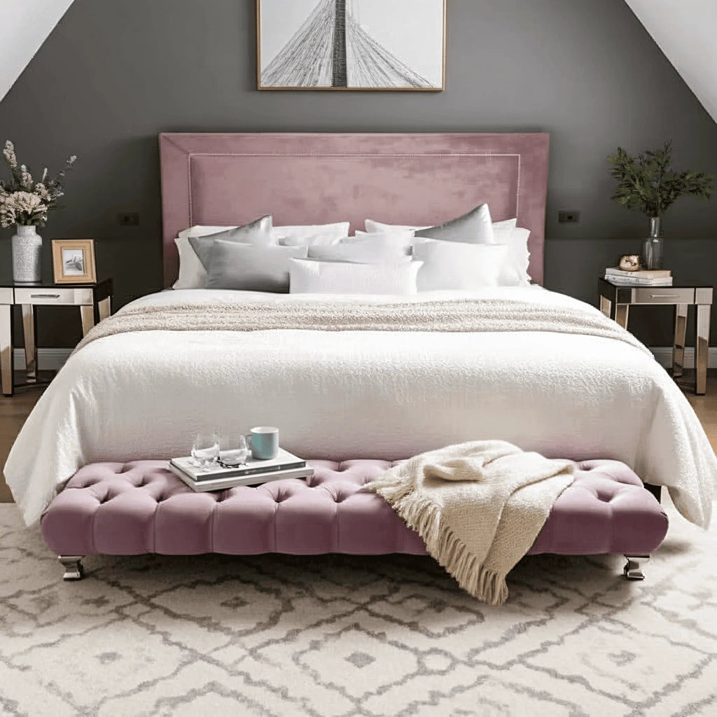 Zanetti Milano Bed Frame – Luxury Chesterfield Style - UK Beds Direct ltd