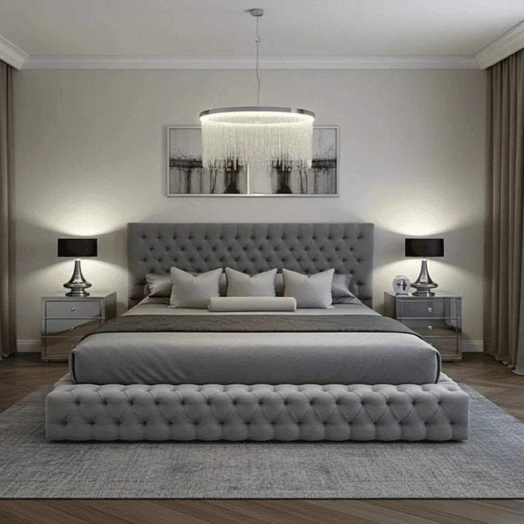 Upfront Ambassador Bed Frame – Luxury Upholstered Bed with Storage Options - UK Beds Direct ltd