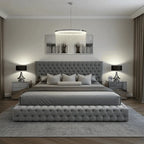 Upfront Ambassador Bed Frame – Luxury Upholstered Bed with Storage Options - UK Beds Direct ltd