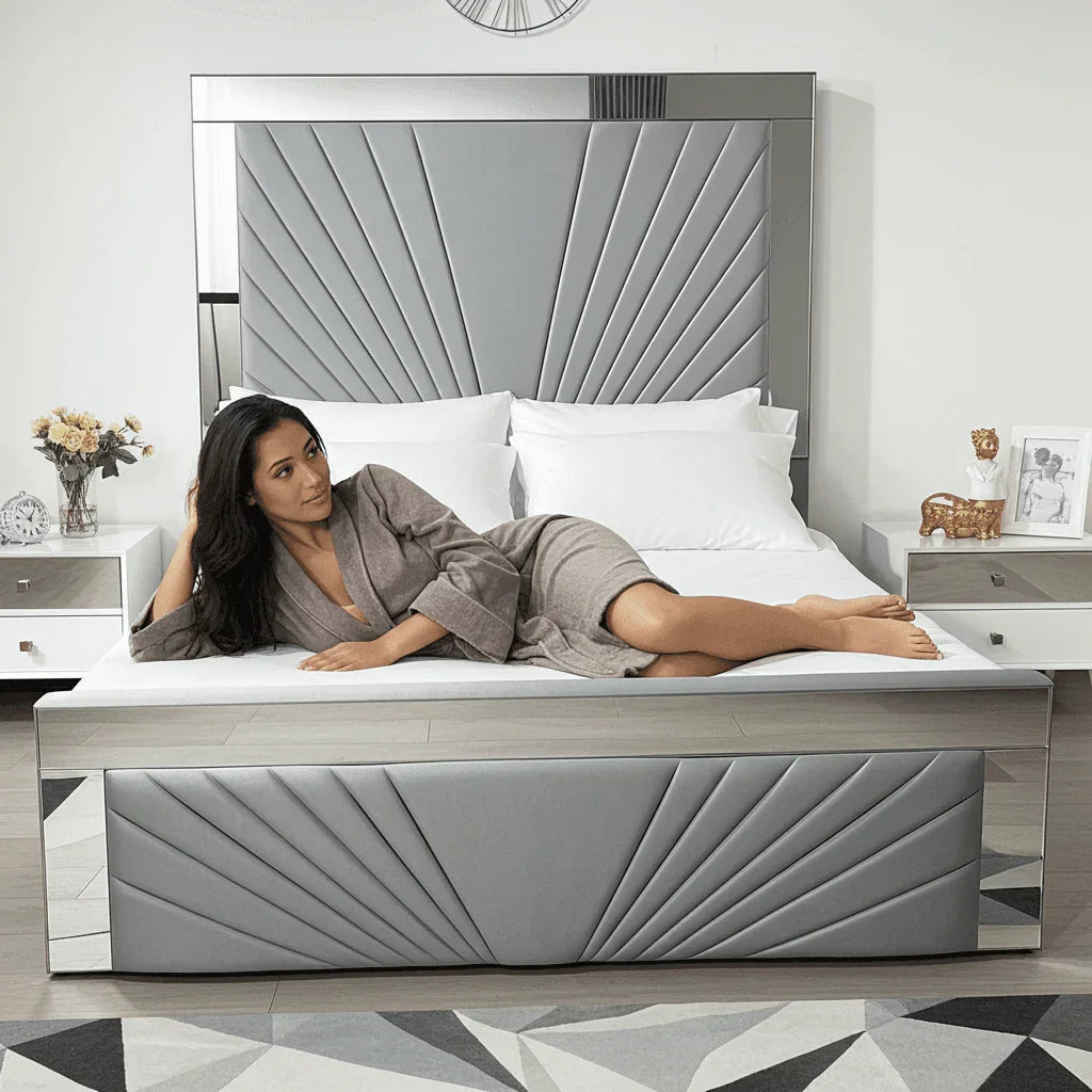 2025 Mirror Bed – A Luxurious Blend of Elegance and Comfort - UK Beds Direct ltd