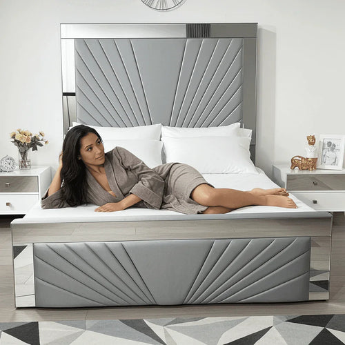2025 Mirror Bed – A Luxurious Blend of Elegance and Comfort - UK Beds Direct ltd