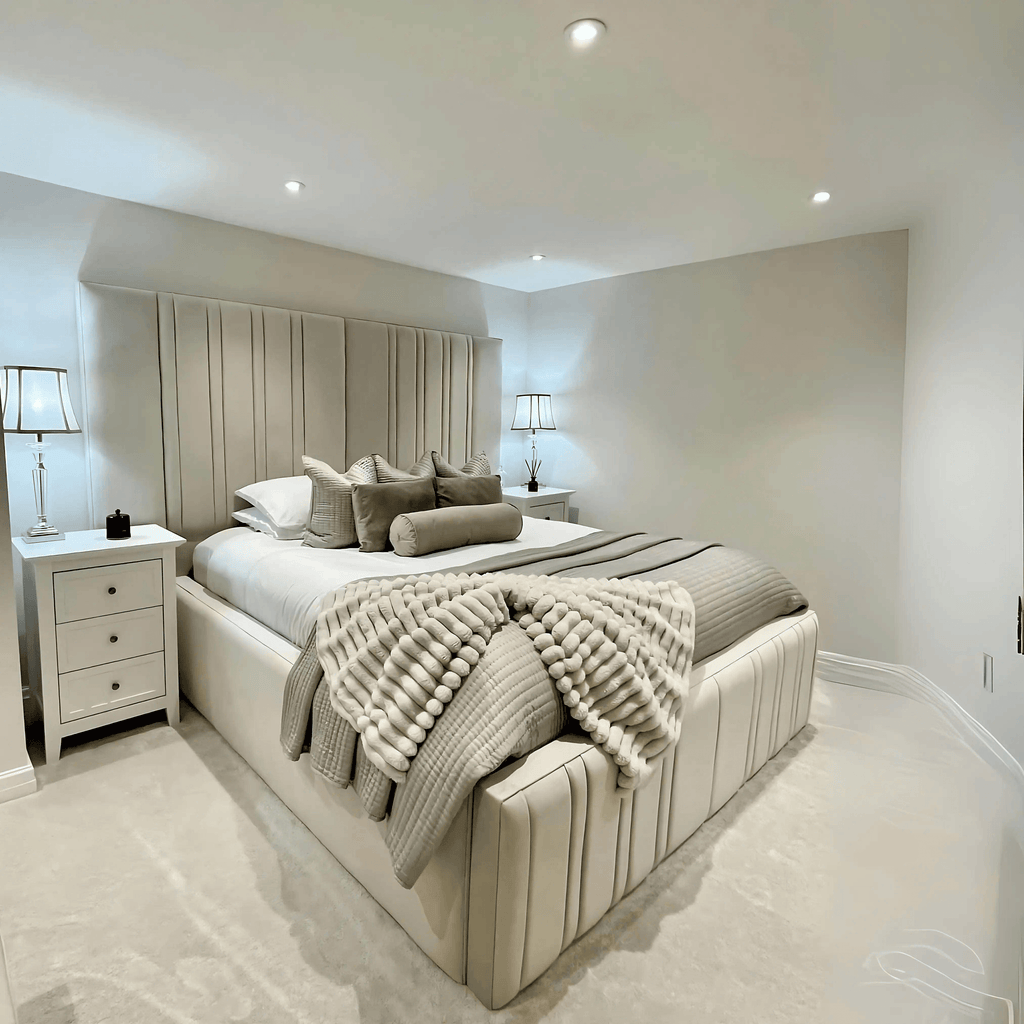 Selena Bed High Base - UK Beds Direct ltd