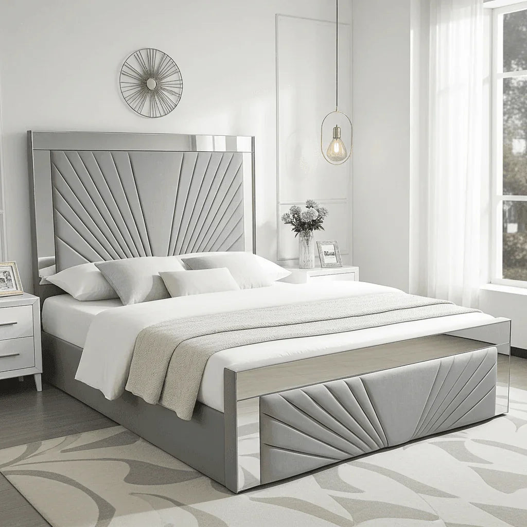 2025 Mirror Bed – A Luxurious Blend of Elegance and Comfort - UK Beds Direct ltd