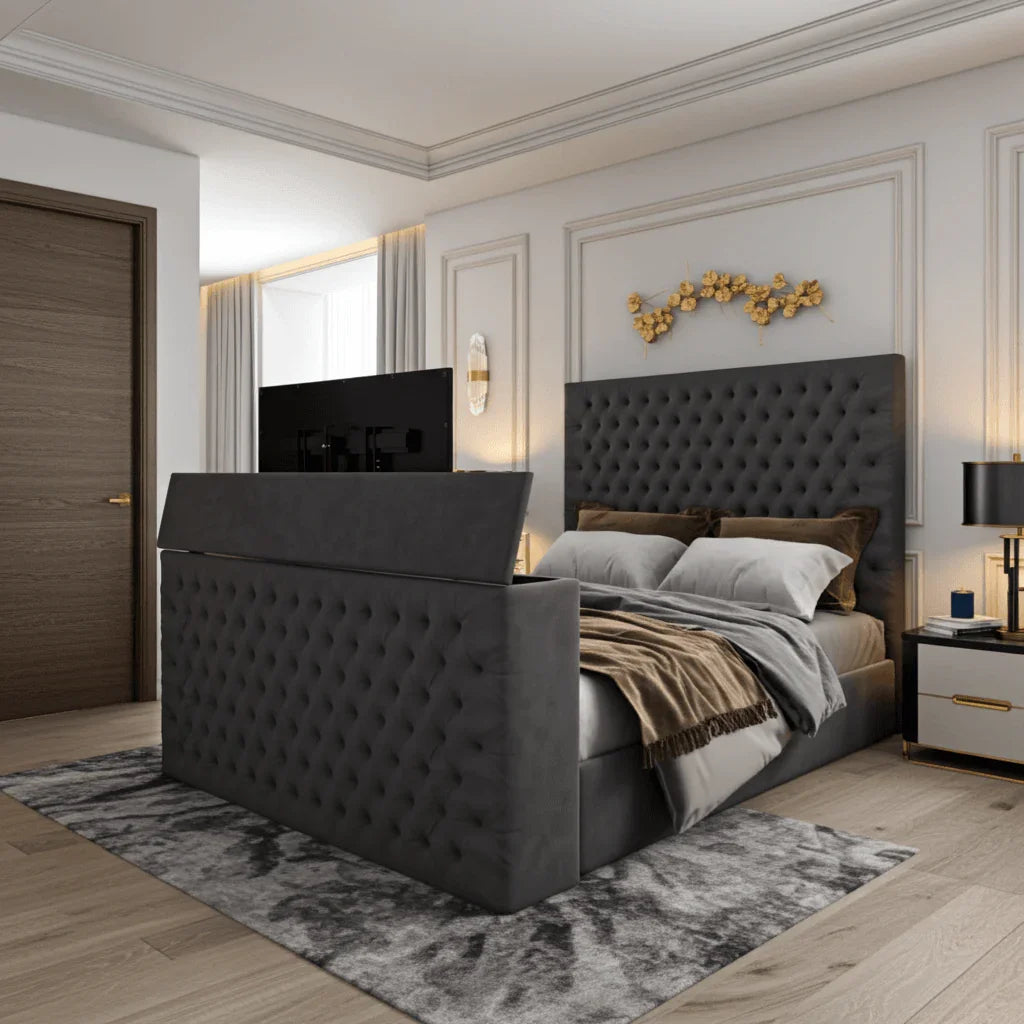 Wilton Chesterfield Tv Bed - UK Beds Direct ltd