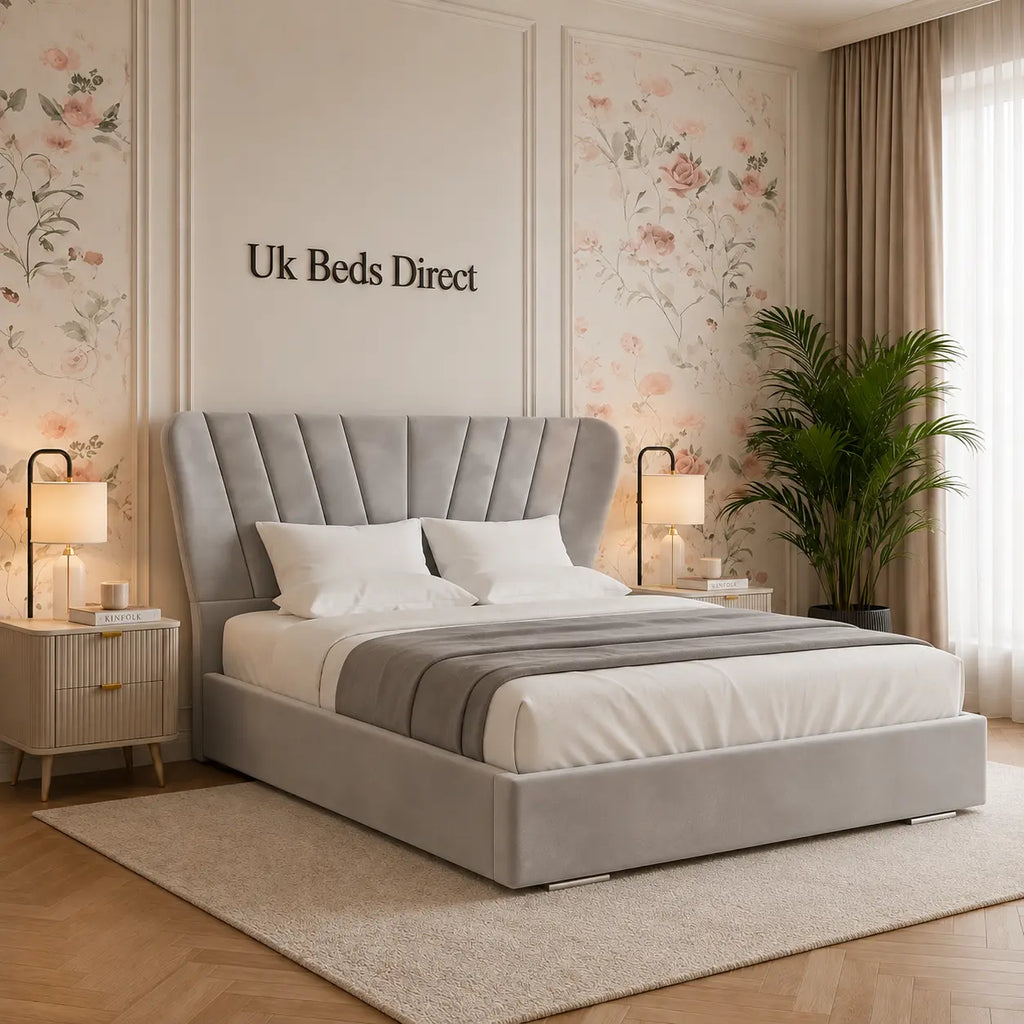 Vienna Contemporary Upholstered Bed | UK Beds Direct