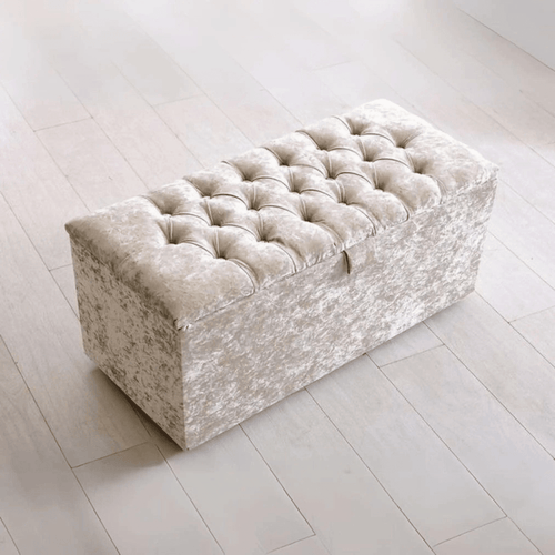 The Chesterfield Ottoman blanket Box UK - UK Beds Direct ltd