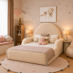 Peachy Kids Fabric Bed | UK Beds Direct