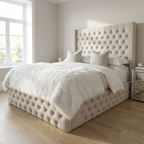 The Bella Wingback Bed 'UK Fully Upholstered' - UK Beds Direct ltd