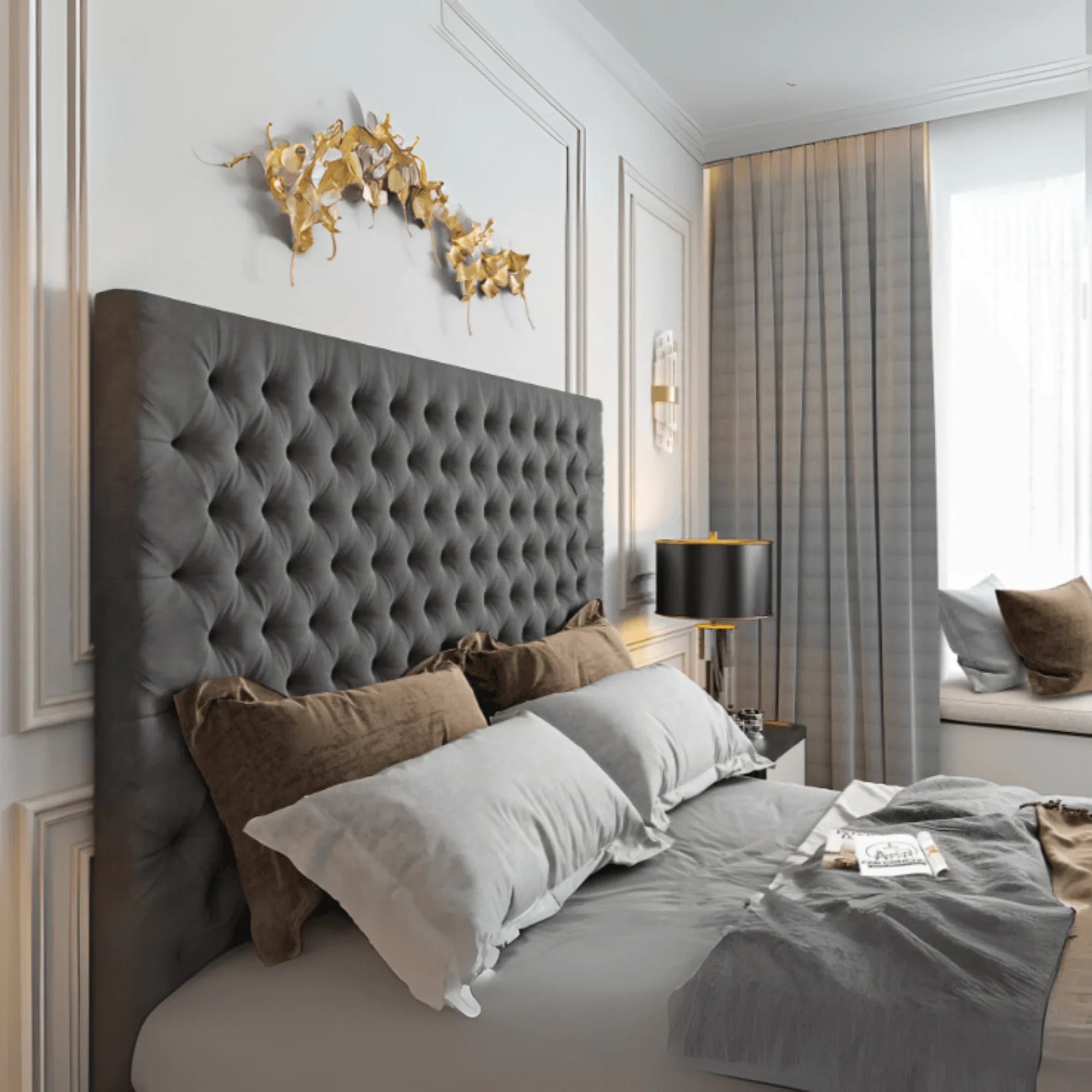 Wilton Chesterfield Tv Bed - UK Beds Direct ltd