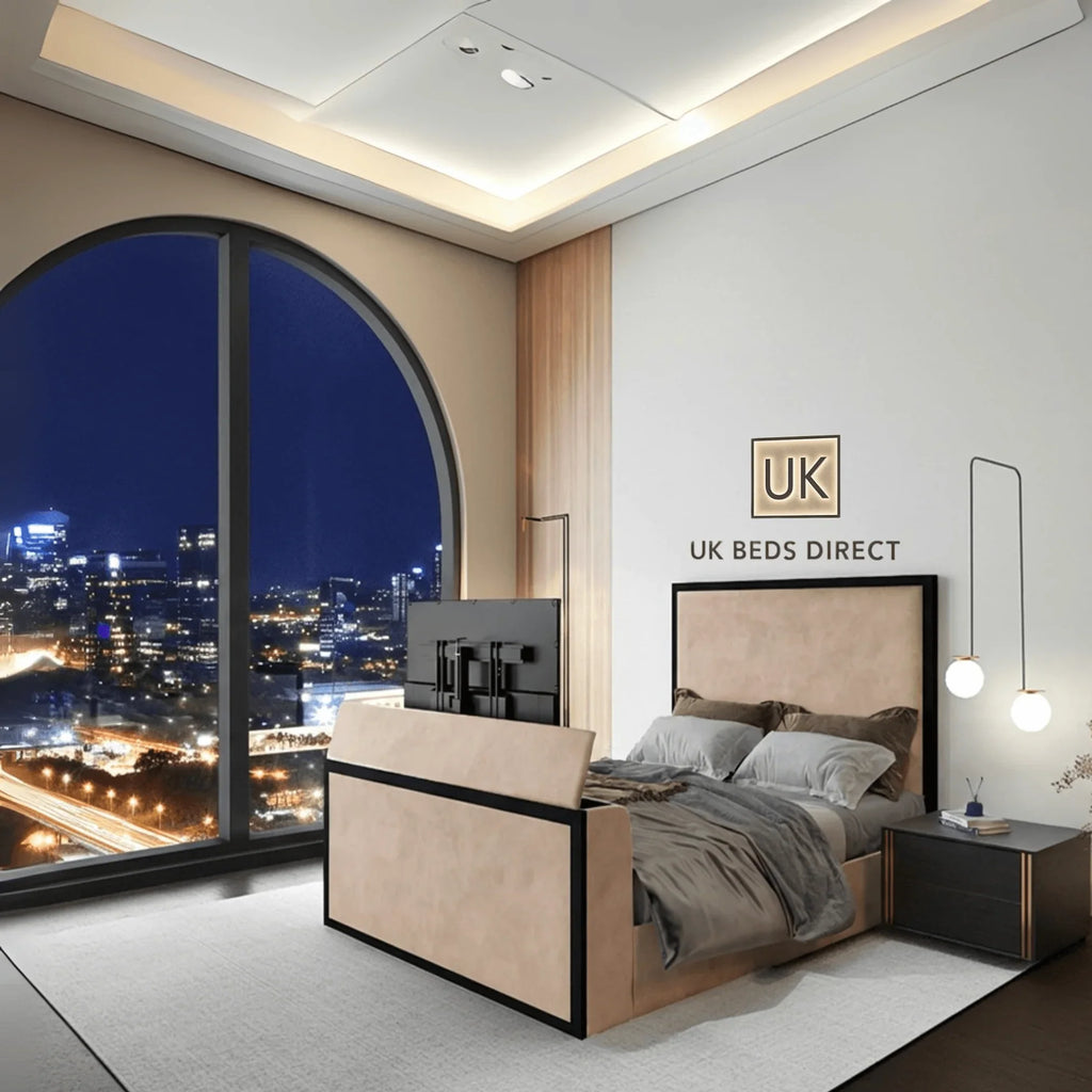 Skyline TV Bed with Remote Control Lift - UK Beds Direct ltd