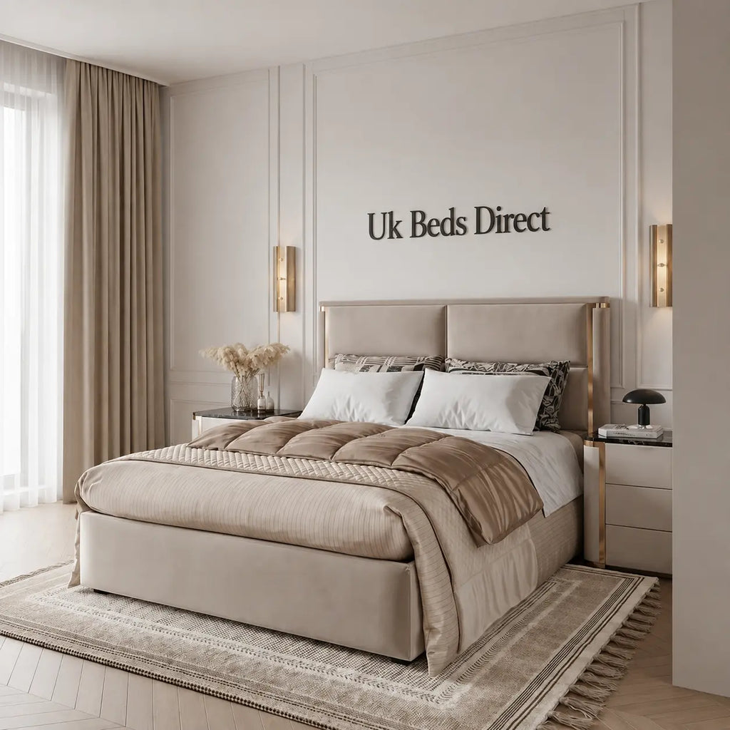 Valencia Premium Fabric Bed Frame | UK Beds Direct