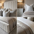 Sahara Aurora Bed – Luxury Upholstered Panel Bed