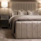 Sahara Aurora Bed – Luxury Upholstered Panel Bed