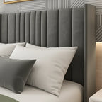 2025 Metropolitan Wingback Lines Bed Frame