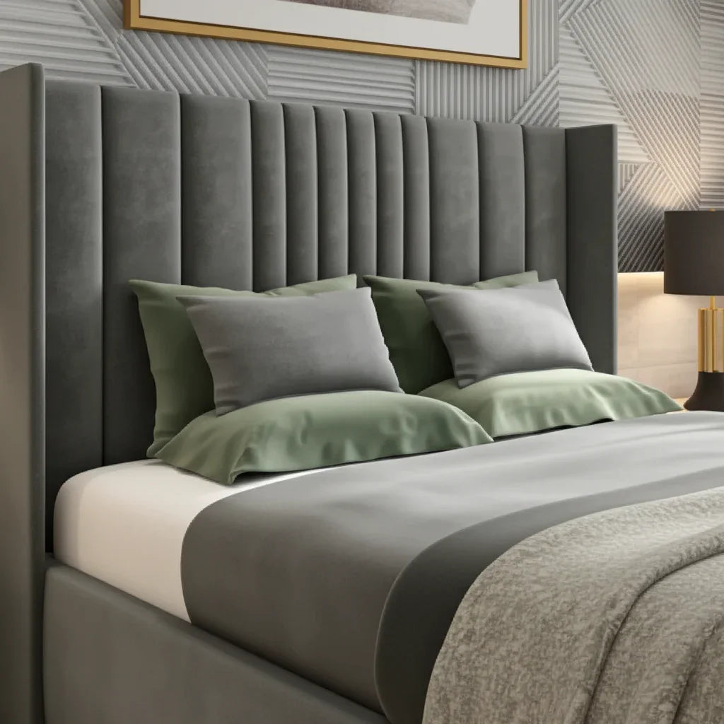 2025 Metropolitan Wingback Lines Bed Frame