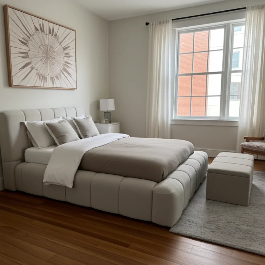 2025 Cloud Bed – Ultra Comfort Upholstered Bed Frame | Luxury Fabric Bed UK - UK Beds Direct ltd