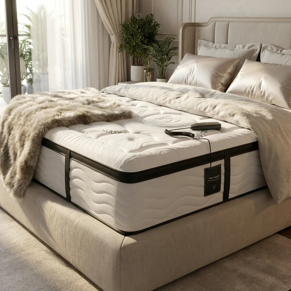 Prime Massage Mattress – 3000 Pocket Gel Springs & Integrated Kneading Massage Function