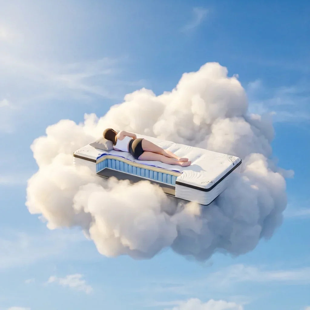 Prime Massage Mattress – 3000 Pocket Gel Springs & Integrated Kneading Massage Function