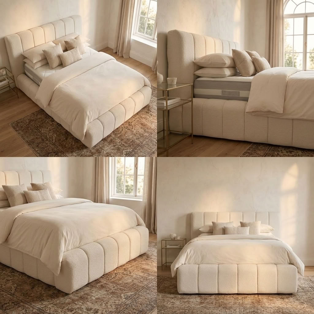 2026 Cloud Bed – Ultra Comfort Upholstered Bed Frame