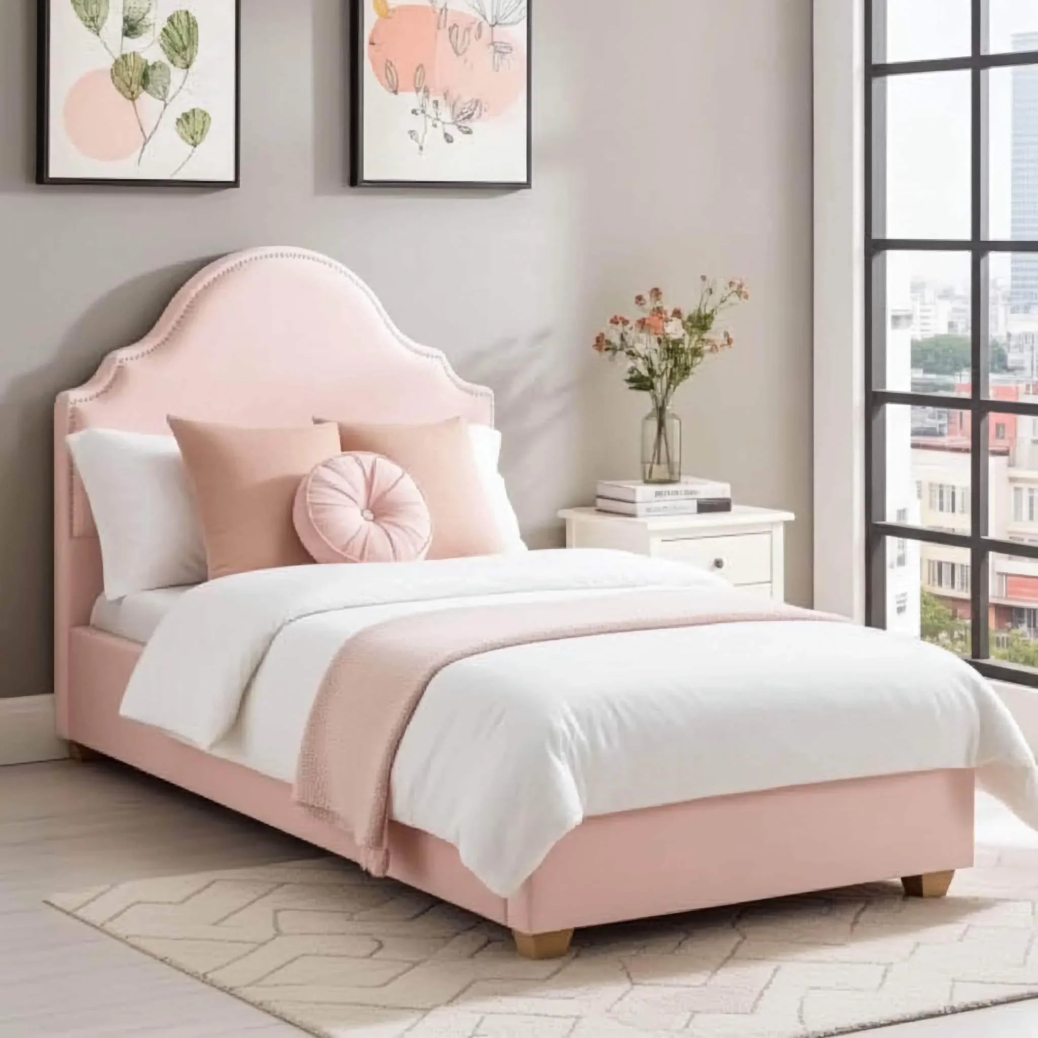 Luis Kids Ottoman Bed – Stylish, Safe & Space-Saving - UK Beds Direct ltd