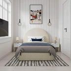 The Little Arc Ottoman Bed Frame: Stylish Storage - UK Beds Direct ltd