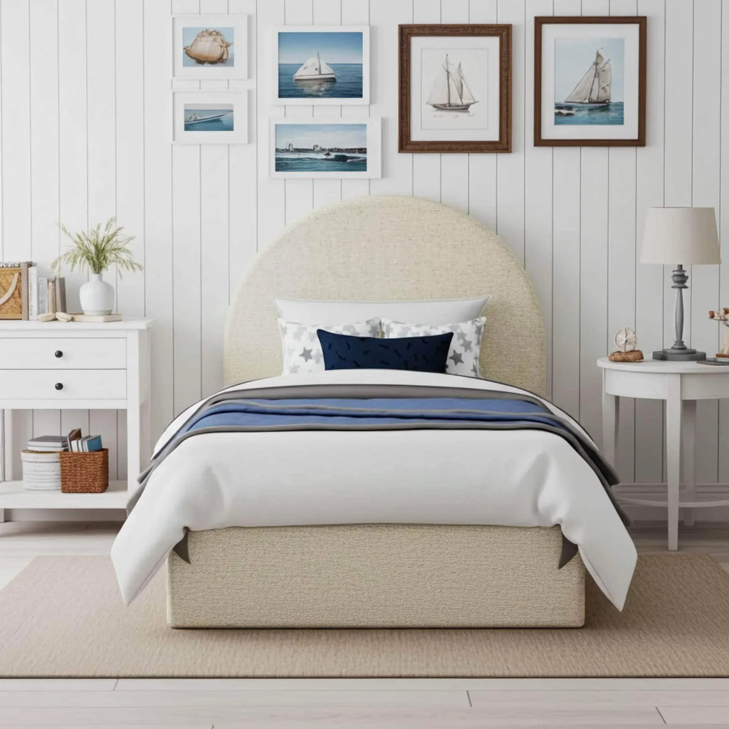 The Little Arc Ottoman Bed Frame: Stylish Storage - UK Beds Direct ltd