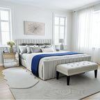 Francis Italian Modern Chesterfield Bed Frame - UK Beds Direct ltd