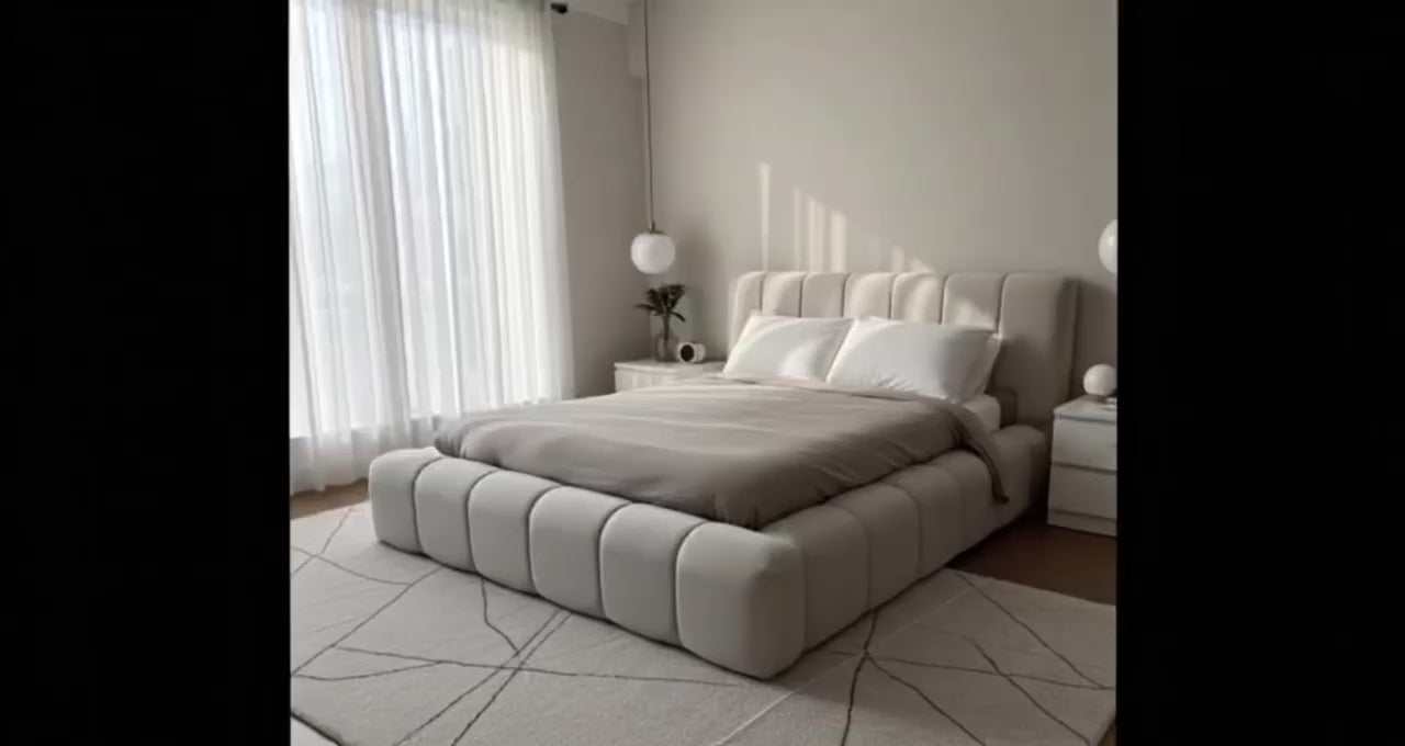 2026 Cloud Bed – Ultra Comfort Upholstered Bed Frame | Luxury Fabric Bed UK