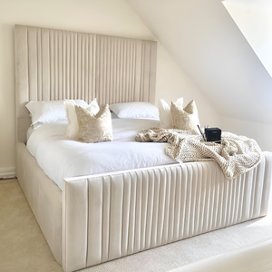 Louis High Base Bed - UK Beds Direct ltd