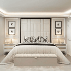 Quebec Wall Panel Bed Frame UK – Stunning Multi-Panel Design | UK Beds Direct - UK Beds Direct ltd