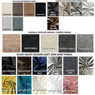 Fabric Samples: Best Fabric Available at UKBeds - UK Beds Direct ltd